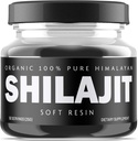 Himalaya Shilajit Resin - Organik Shilajit Suplemen Bersumber dari High Almuni- 500mg Pure Resin Alam & Fulvic Acid, 85 + Trace Minemency