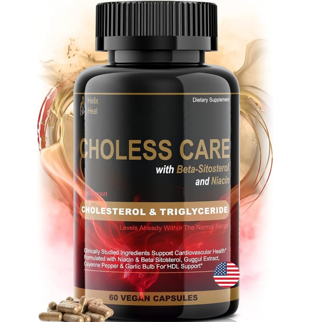 Prolesterol Tambahan - Triglycerides Dukung Capsules w.