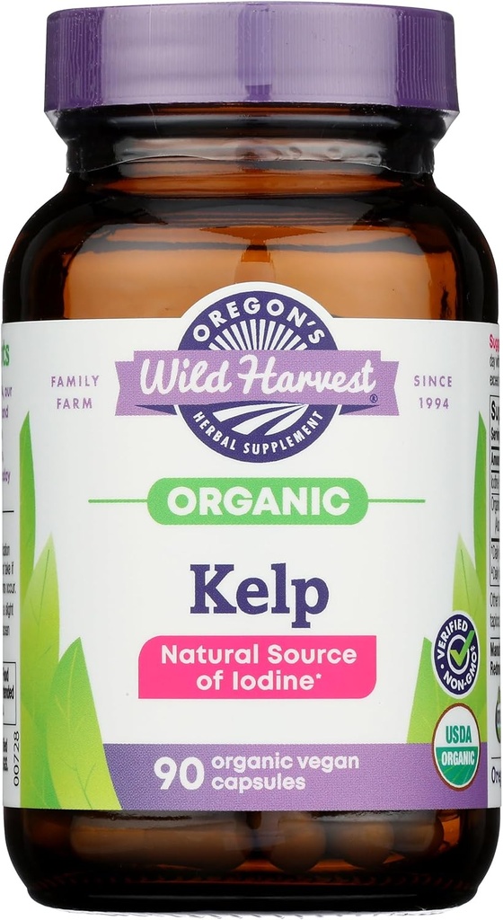 Oreñes Wild Harvest Organic Kelp, 90 CT