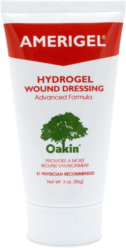 AMERIGEL Hydrogel Dressing (3 oz.) - Menyediakan Moisture- Lingkungan Kesehatan Kaya untuk Dry Wounds
