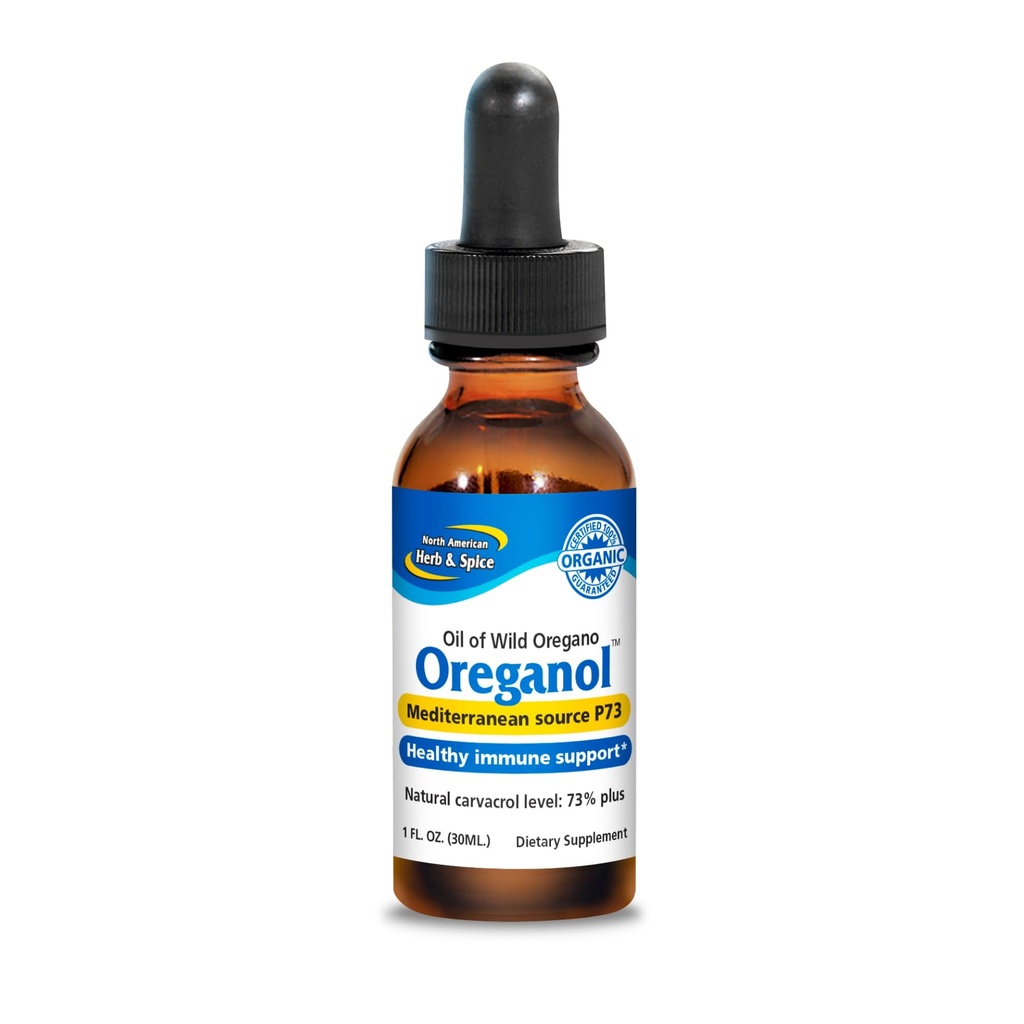 Utara AMERICAN HERB & SPICE Oreganol - 1 fl oz, pak 3 - Tidak diproses, Wild, Organic Oregano Oil - Mediterania Sumber P73 - NON-GMO - 1296 Total pelayan