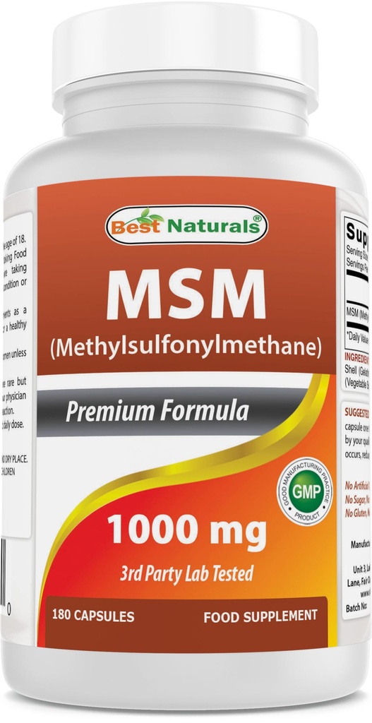 Terbaik MSM 1000 mg 180 Capsules