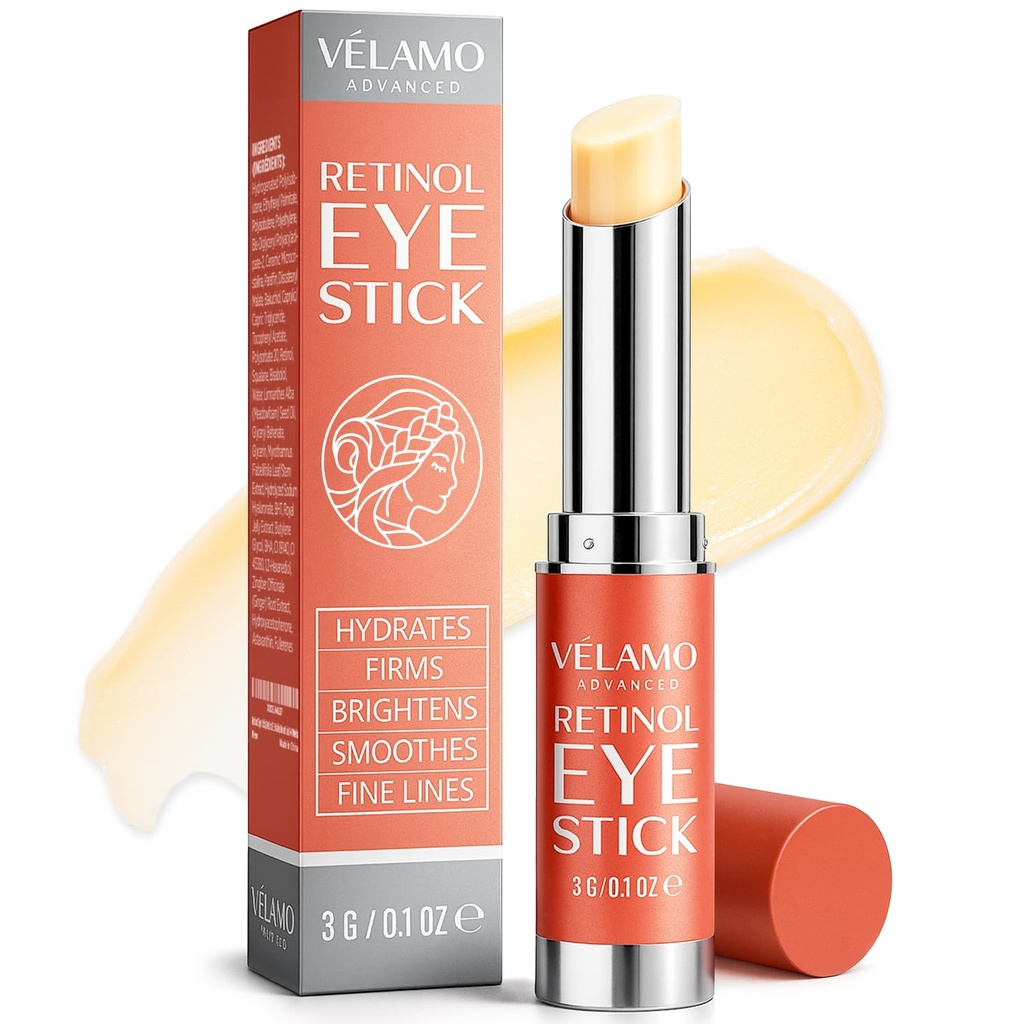 VELAMO ADVANCED Retinol Eye Balsem Stick dengan Bakuchiol: