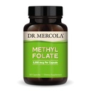 Dr. Mercola Metil Flease - Mendukung Detoksifikasi & Sel Kesehatan - 5- MTHF Membran - Bioavailable Formula - 5 mg - 30 Kapsul