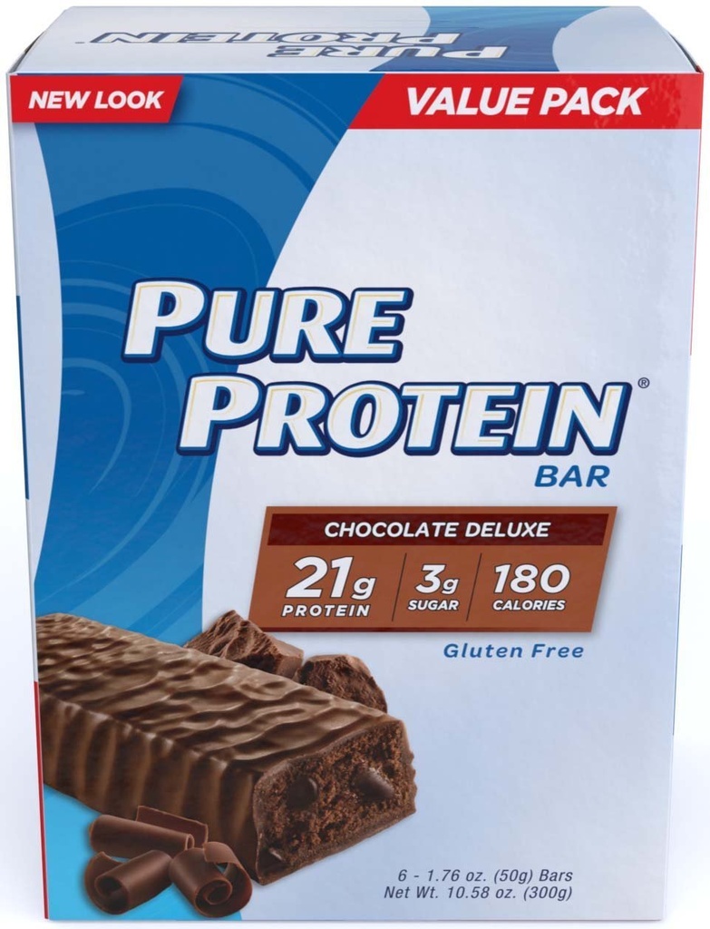 Murni Protein Coklat Deluxe Tinggi Protein Bar 1.76 Oz 24 Ct