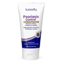 TriDerma Psoriasis Control Face & Body Cream - Maximum Kekuatan 3% Salicylic Acid, AP4 Aloe Vera Gel, Urea Cream - Ekstra Moisturizing Treatment, Tidak ada Cortisone atau Coal Tar - FSA Eligity - 6 Oz