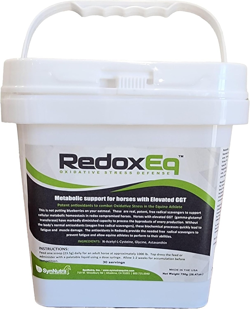 SynNutra Equine RedoxEq- untuk mengangkat GGT 100% hamba Natural 30