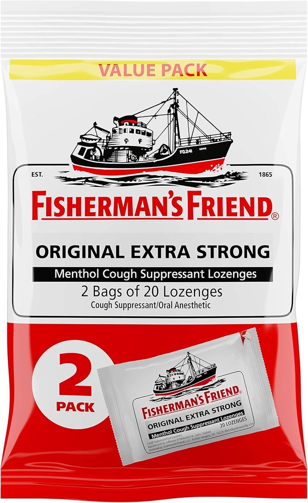 Nelayan 's Friend Fishermans Drops 40ct, Original Extra Strong, 40 Count