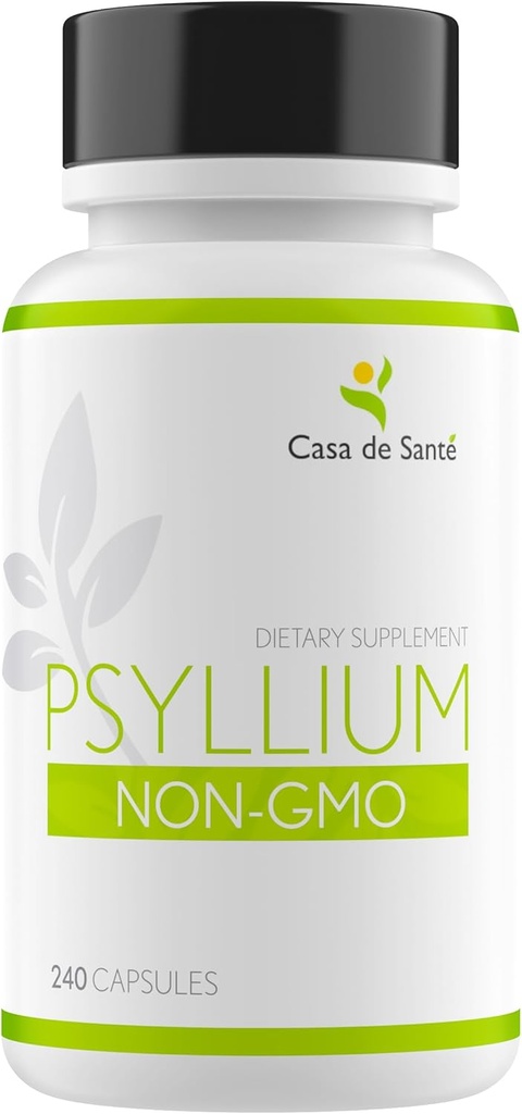 Casa de Sante Psyllium Caps, Non GMO, Suplemen FODMAP Rendah