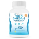 Triple Power Fish Oil Omega 3 2400mg per Serving - Burpless, Lemon Flavored N- Gluten & Soy Free - 30 Servings