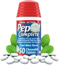 Reducer Acid yang Lengkap - Heartburn Ease, Acid Reflux Reducer, Heartburn Chews, 2 Pack 50 Ct Antax Tablet Chewable On The Go Pill Case (Mint 100ct)