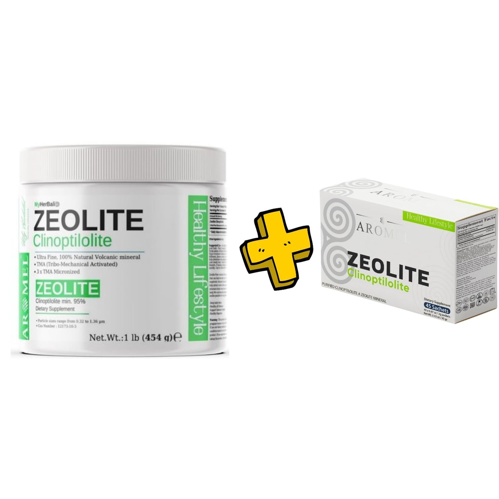 Zeolite Powder 124; 1 Pound - 454 g 124; Zeolite Sachets 45sch