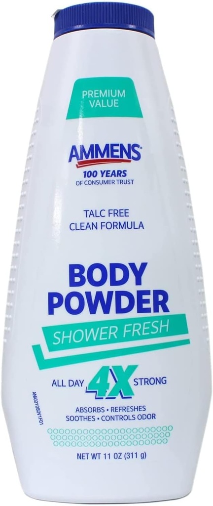 Ammens Mediated Powder Shower 11 oz segar (Paket 2)