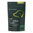 VetriScience 27 + Active Health Chews, Canine Plus Daily Multivitamin for Puppy and Adult Dogs, Balanced Vitamin, Minetary & Antioksidants, Kesehatan dan Wellness Dukungan, Veggie, 30 Count