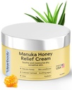 Clearbody Organics Manuka Honey Cream - 2 fl oz, Pack of 1 - Sothing Eczema Cream - Deep Hidration with Colloidal Oatmeal - Instant Manuka Relief for Dry, Itchy Skin