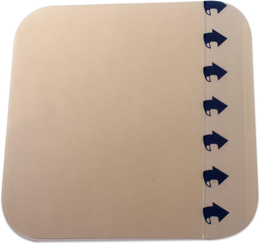 Dynarex DynaDerm Hydrocolloid Dressings, Sterile Moist Bandages for Wounds, 6 "x 6", Extra Thin & Latex- Free, Ships in Peel-Down Patch, 1 Box of 5 Dressing