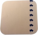 Dynarex DynaDerm Hydrocolloid Dressings, Sterile Moist Bandages for Wounds, 6 "x 6", Extra Thin & Latex- Free, Ships in Peel-Down Patch, 1 Box of 5 Dressing