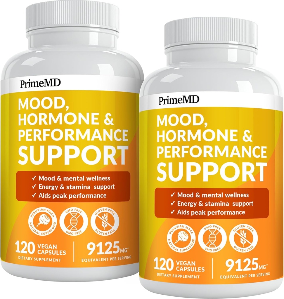 19- in-1 Peru Maca Root Kapsul - 9125 mg Ashwagandha Suplemen dengan Maca Fenugreek & Ginseng (120 Kapsul), Paket 2