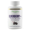Surga Herbs Elderberry dengan Ekstrak Zinc, Mendukung Pertahanan Alam Tubuh, Super Mampu, Ultra Pure, Vegan, Non GMO, Gluten Bebas, 60 Vegetarian Capsules