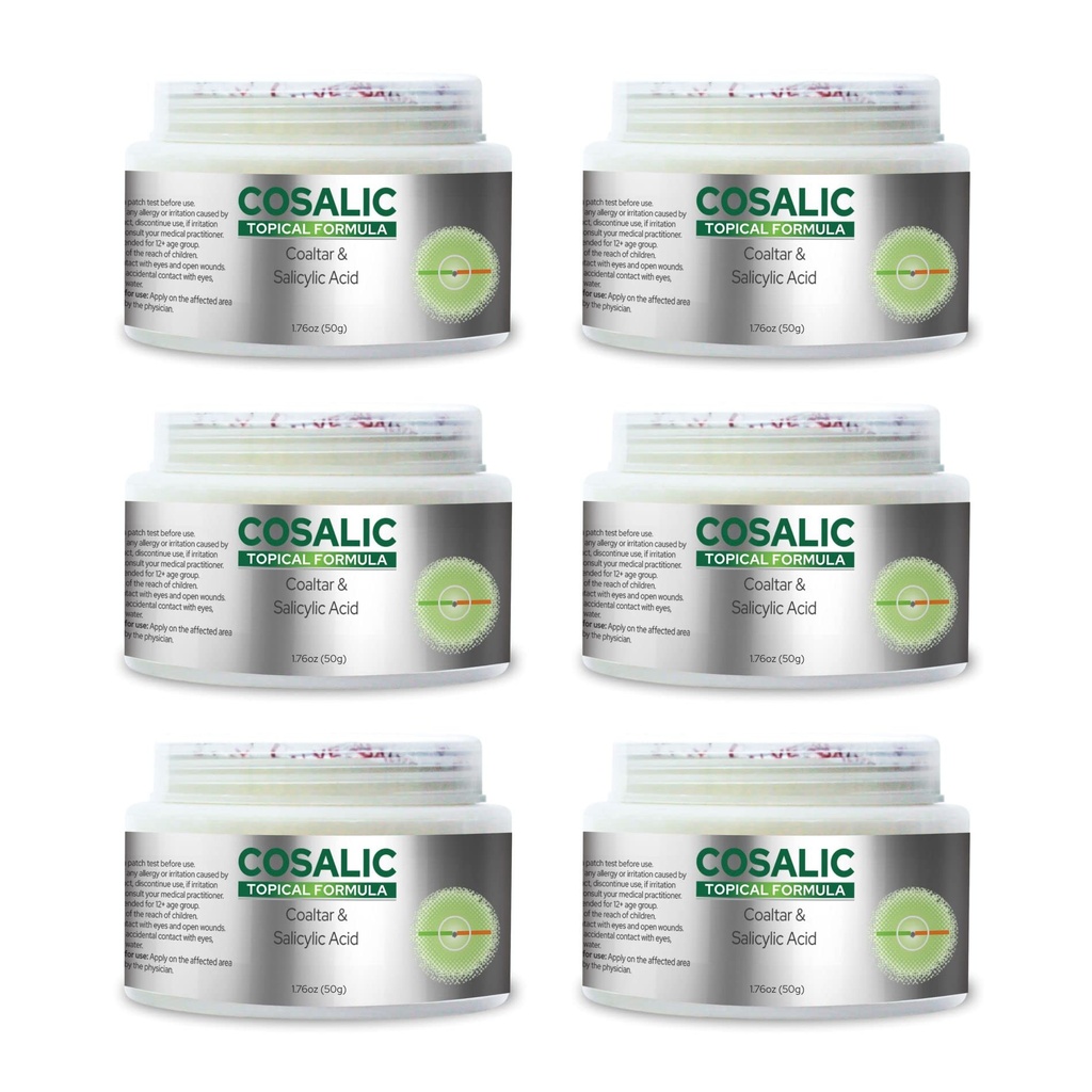 SAVE 50 Gram Salisilic Acid Coal Tar Pack of 6