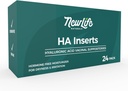 NewLife Hyaluronic Acid Vaginal Suplotories for Women, Vaginal Moisturizer, Dryness Irritation Discomfort, Postpartum, Menopause Relief & Dukungan, 24 Inserts, 2 Bulan Supply