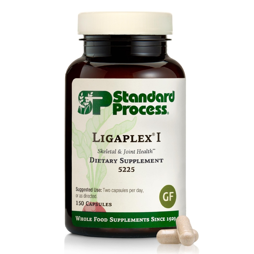 Proses Standar Ligaplex I - Tambahan Dukungan Bersama untuk Kesehatan Ligamen & Cartilage - Kekuatan Tulang - Bukan-Soy, Gluten- Bebas & Tidak-Dairy - 150 Kapsul