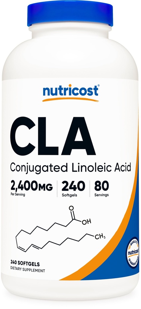Nutricloss CLA (Conjugated Linoleic Acid) 800mg, 240 Softgels