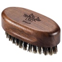 BFWood Little Travel Beard Brush - Natural Boar Bristles dengan Black Walnut Wood