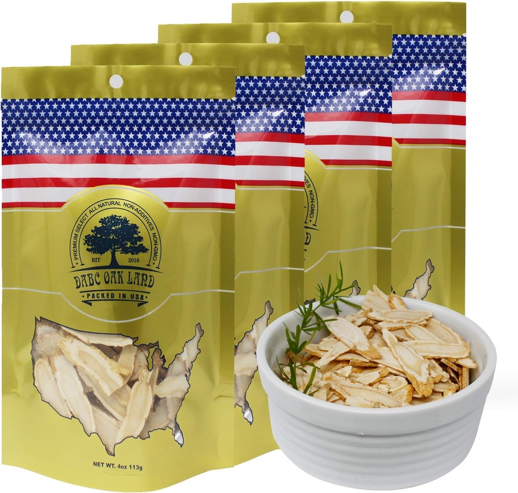 American Ginseng Slices from Wisconsin (Sliced Ginseng Root Wisconsin Grown! Kebanyakan orang menggunakannya untuk Membuat Ginseng Tea! Baik untuk Kesehatan! Akar Ginseng Root 1131 / Bag