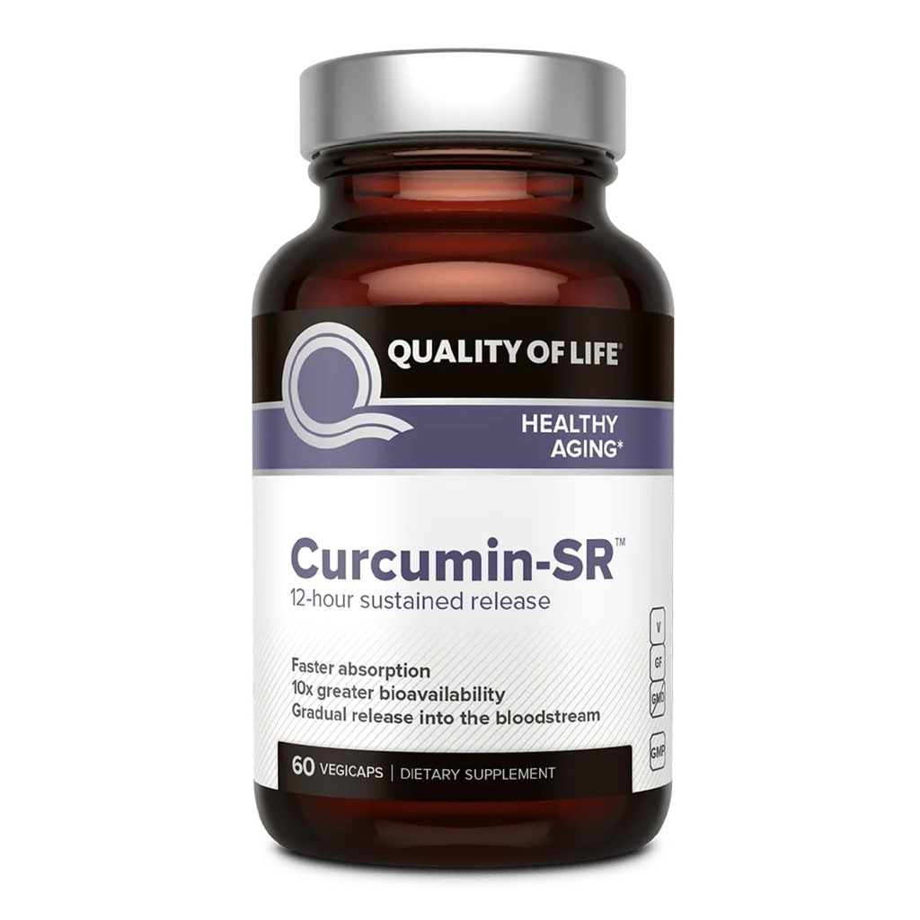 Kualitas Hidup Curcumin- SR - Penuaan Sehat, Inflammasi Dukungan - 60 Vegicaps
