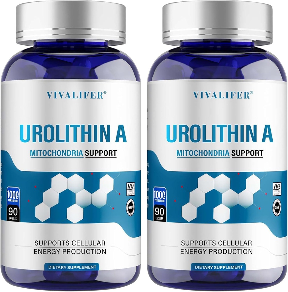 Urolithin A Supplement 1000 mg, 180 Softgeels Powerful Antioksidant Protection, Promoting Healthy Aging & Mitokondria Kesehatan dan Perbaikan Sel Dukungan untuk Pria & Perempuan