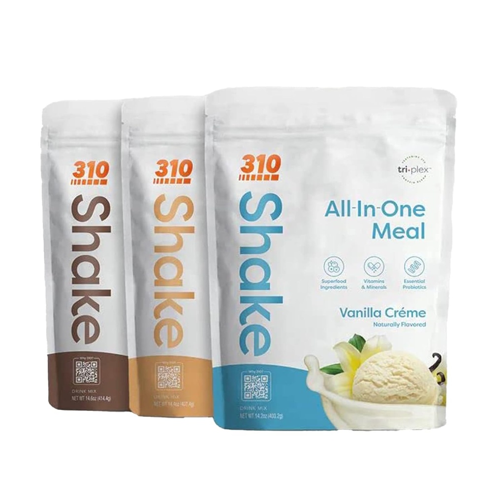 310 nutrition - All-InOne Meal Replacement Shake - New Formula with Fiber Rich Vegan Superfood Blend - Natural Sweeteners - Low Carb Shake, Keto & Paleo Friend- Gluten Free - 26 Esculity Vitamins