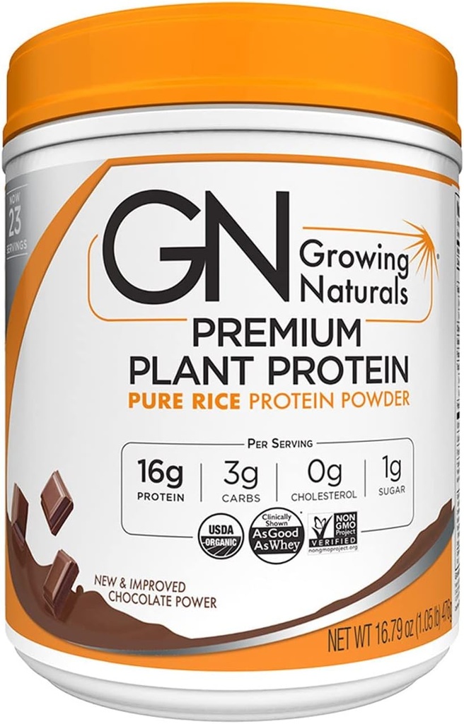 Tumbuh cokelat Protein