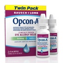 OpconA Allergy Eye Drops, Antihistamin dan Redness Relief for Itchy, Red Eyes, Soothes Irritation from Pollen, Ragweed, Grass, Animal Hair dan Dander Clinically Proven Formula, 0.5 Fl Oz (Paket 2)