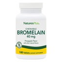 Natures Plus Bromelain Chewable - 40 mg - Suplemen Protolytic Alam - 180 Tablet Chewable (180 Pelayan)