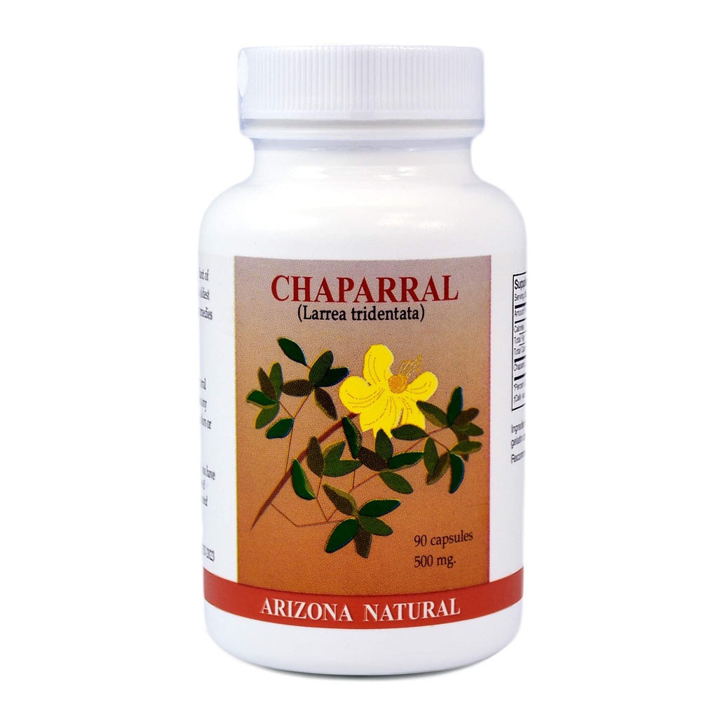 Chaparral (Larra Tridentata) 500 mg, 90 Capsules