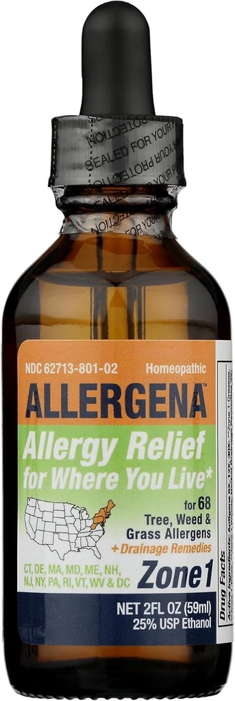 PROGENA - Allergena Zone 1 - Bantuan Allergy Drops (2 FL Ounce)