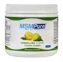 KALA HEALTH MSMPure Lime Flavored Coass MSM Powder - Organic Sulfur untuk Gabungan Fleksibility, Skin Penampilan, dan Rambut & Nail Dukungan - 8.8 oz, USA Dibuat, Teragungkan Kristal