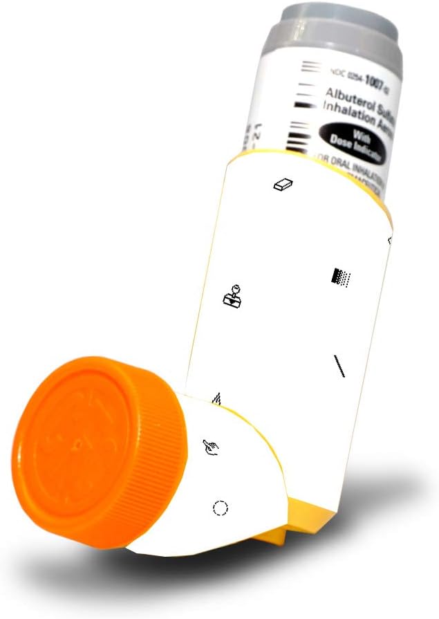 MightySkins Skin for Proventil HFA Asthma Inhaler - Primary Honeycomb 124; Protect, Durable, and Unique Vinyl Decal wrap Cover Nine 124; Mudah untuk Terapkan, Hapus, dan Ubah Styles 124; Dibuat di Amerika Serikat