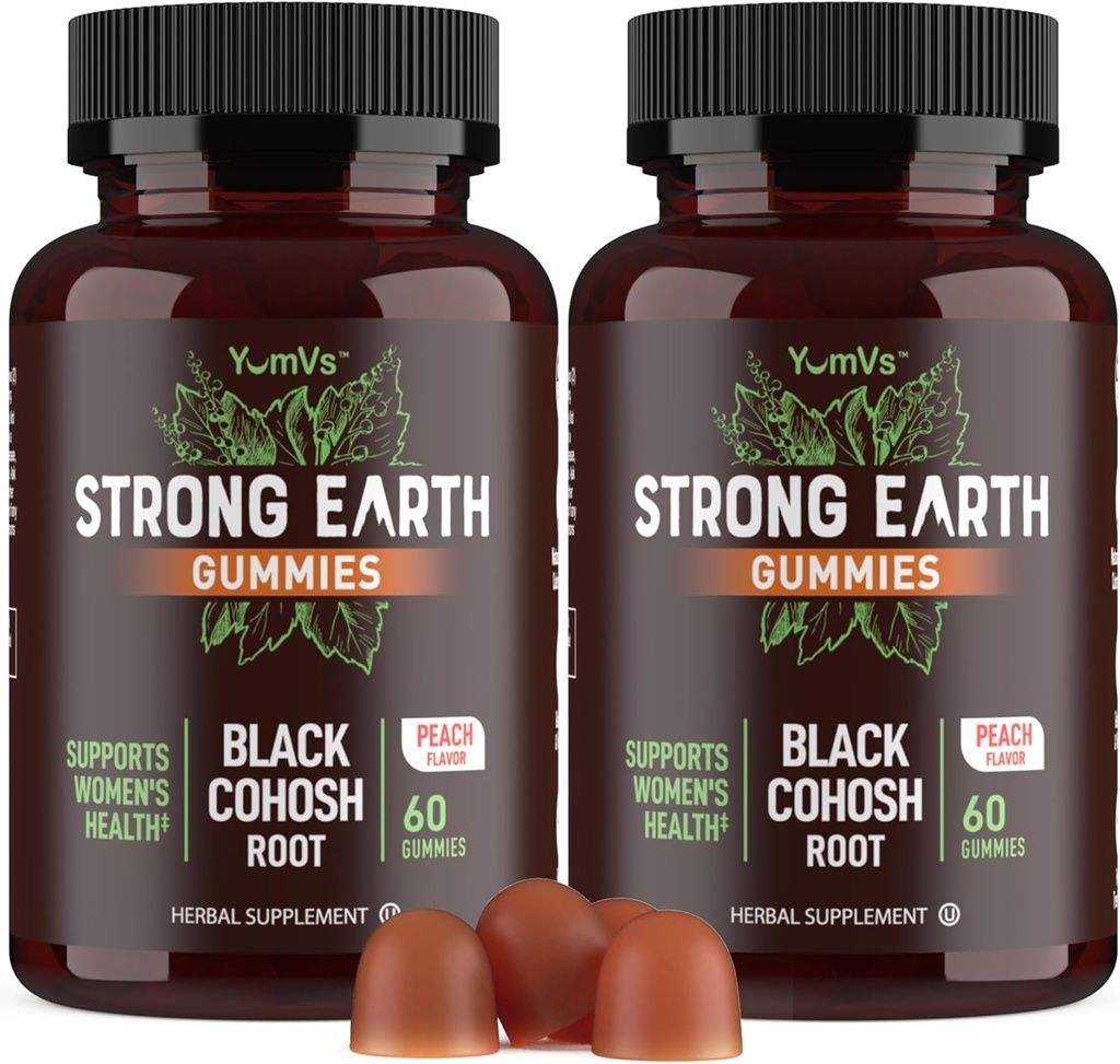 YUM-V 'S Strong Earth Black Cohosh Root 50mg (60 Count)