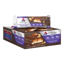 Atkins Endulge Chocolate Nutty Caramel Bar, Dessert Favorit, 2g Sugar, High in Fiber, Keto Friendly, 12 Count