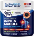 Arthritis Pain Relief Cream for Back 3 in 1 Maximum Instant Relief 2 OZ - Fast-Acting Muscle Pain Cream Extract Strength