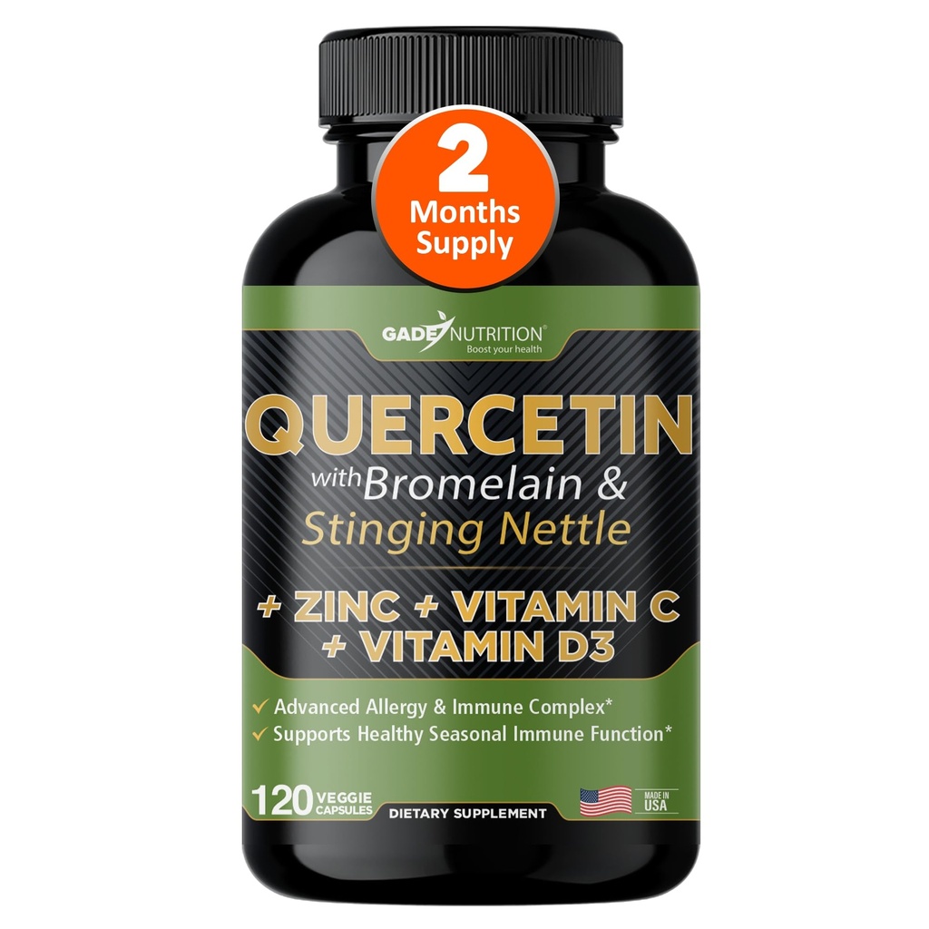 Quercetin dengan Vitamin C dan Zinc. Nettle Quercetin.