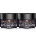 Ajoblanco 600mg Hilayan Natural Organic Shilajit Resin - Himalaya Gold Shilajit Resin dengan Organic Ayurvedic Blend di Tinggi Potensi Energi, Kekuatan & Kebal, Paket 2