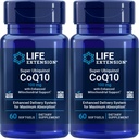 Ekstensi Hidup Super Ubiquinol CoQ10 dengan Enhanced Mitokondrial Dukungan 100 mg, 60 softgels (Paket 2)