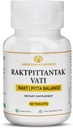 Dr. Pushp 's AROGYAM AYURVEDM RAKATPITANTAK VATI untuk Pitta saldo, Blood Purier- Pack 60 tablet