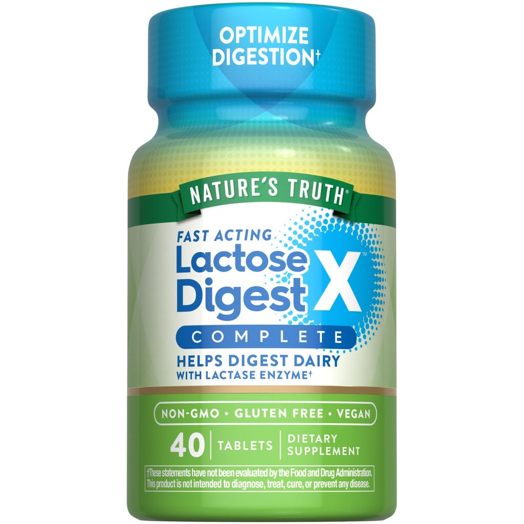 Nature 's Truth Laktosa Digest Pill, Non-GMO & Gluten Free Supplemen