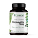 EMERALD LABS Preglenolone 50mg - Premium Wellness Suplement untuk Bantuan Kesehatan Otak, Imune Dukungan & Hormonal Keseimbangan - Bebas Gluten- 60 Vegetable Capsules (30- Day Suppply)