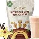 WitiWhai Vegan Replacement, Vanilla - Plant Based Protein Powder 23g - Superfood, Greens, Pregren, Vitamin dan Mineral - Dairten Free - All in One Shake for Women & Men, 15 Svgs