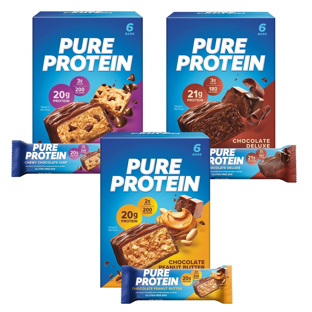 Murni Protein Bars Chocolate Variety Pack (18 ct)